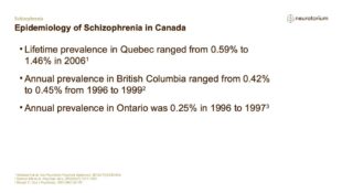 Schizophrenia – Epidemiology and Burden – slide 12
